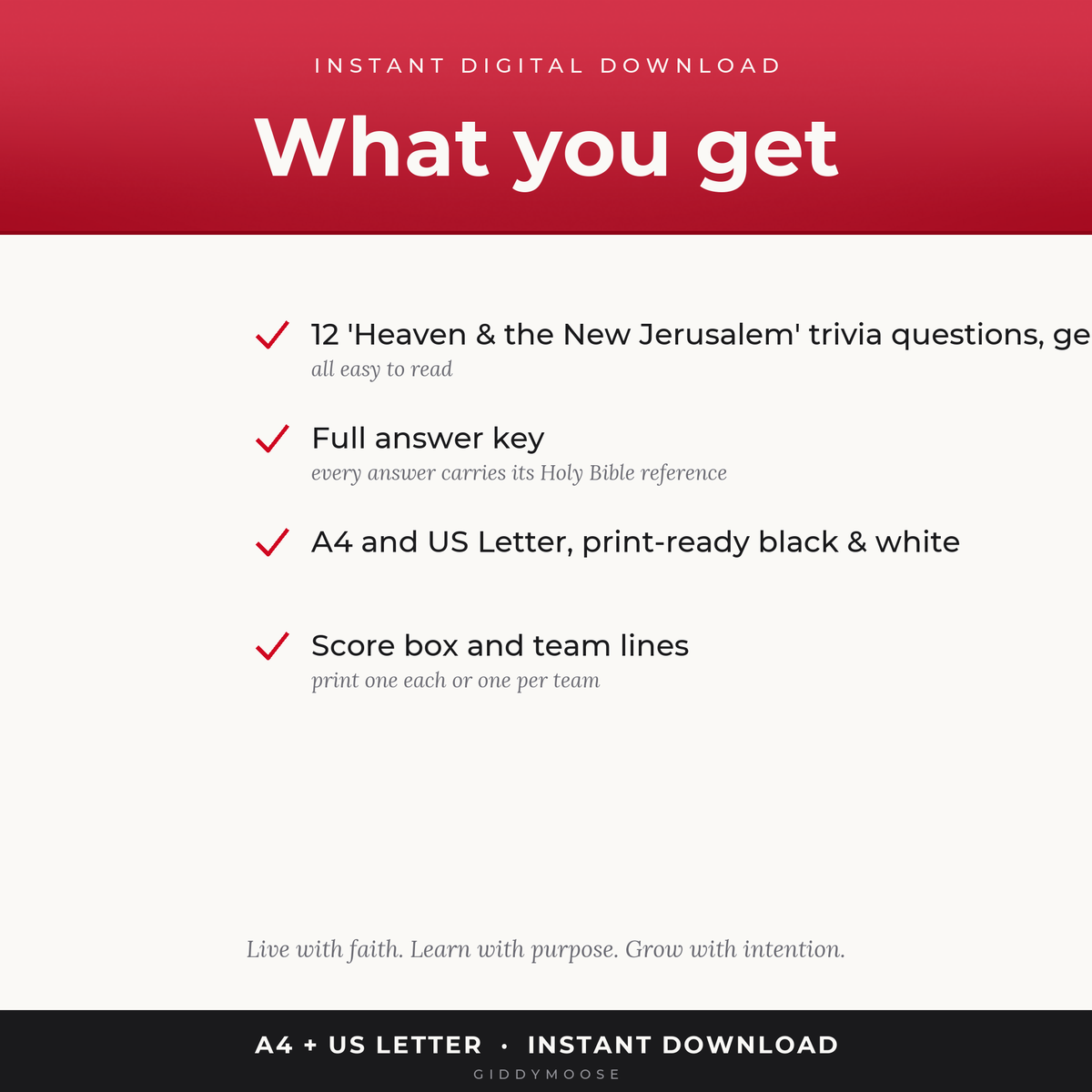 Heaven Bible Trivia Printable — image 2