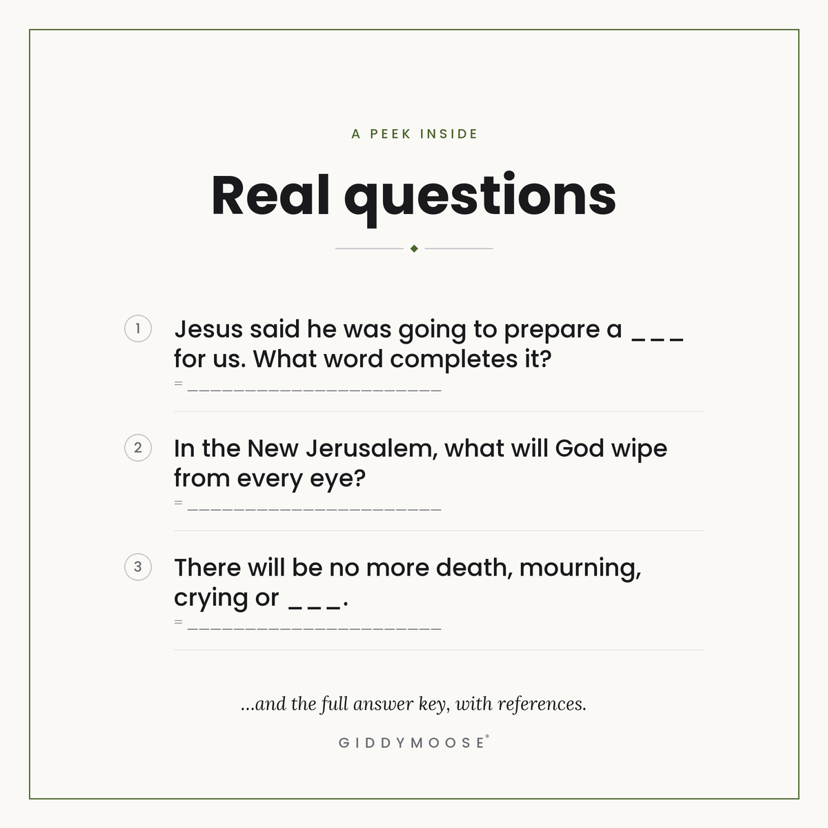 Heaven Bible Trivia Printable — image 3