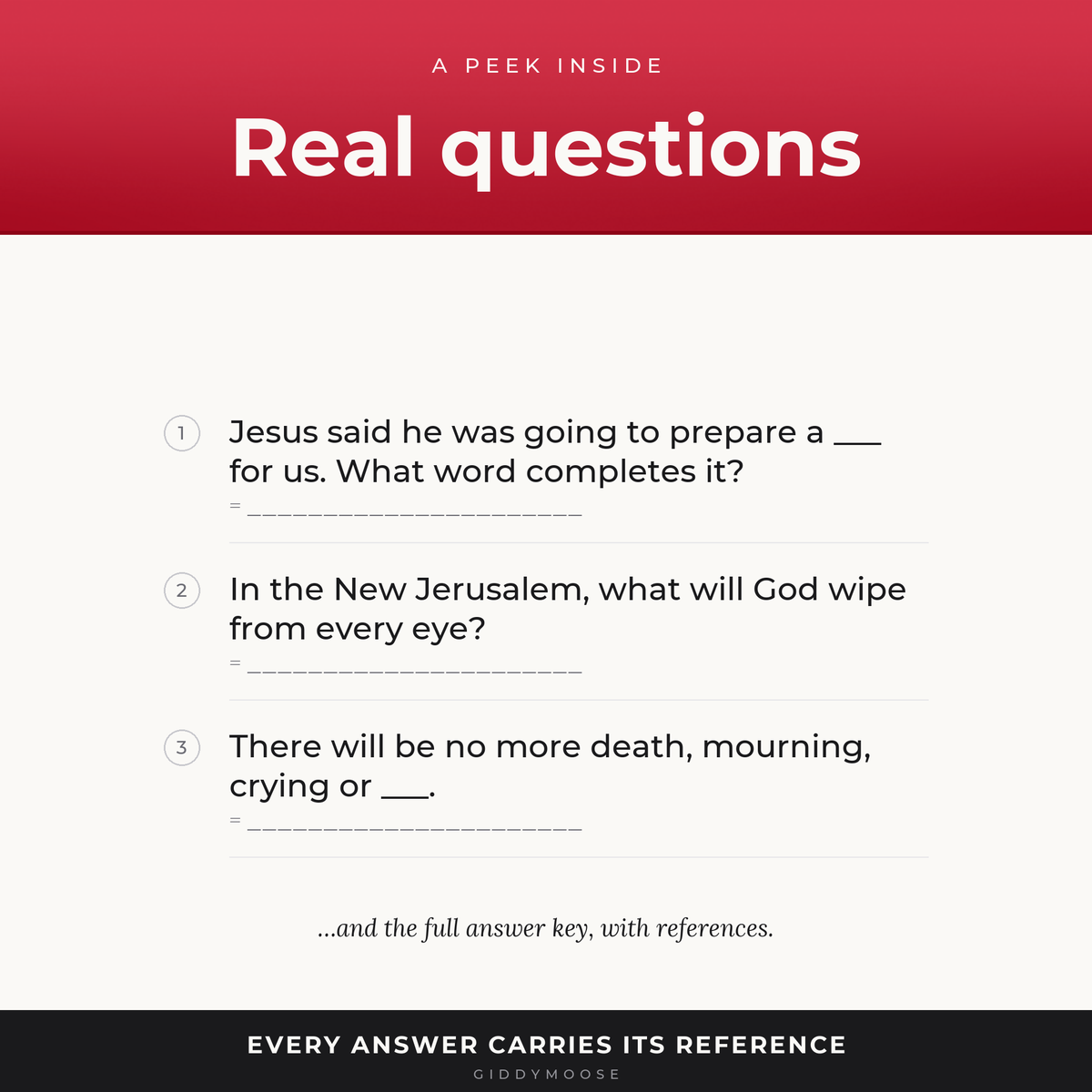 Heaven Bible Trivia Printable — image 3