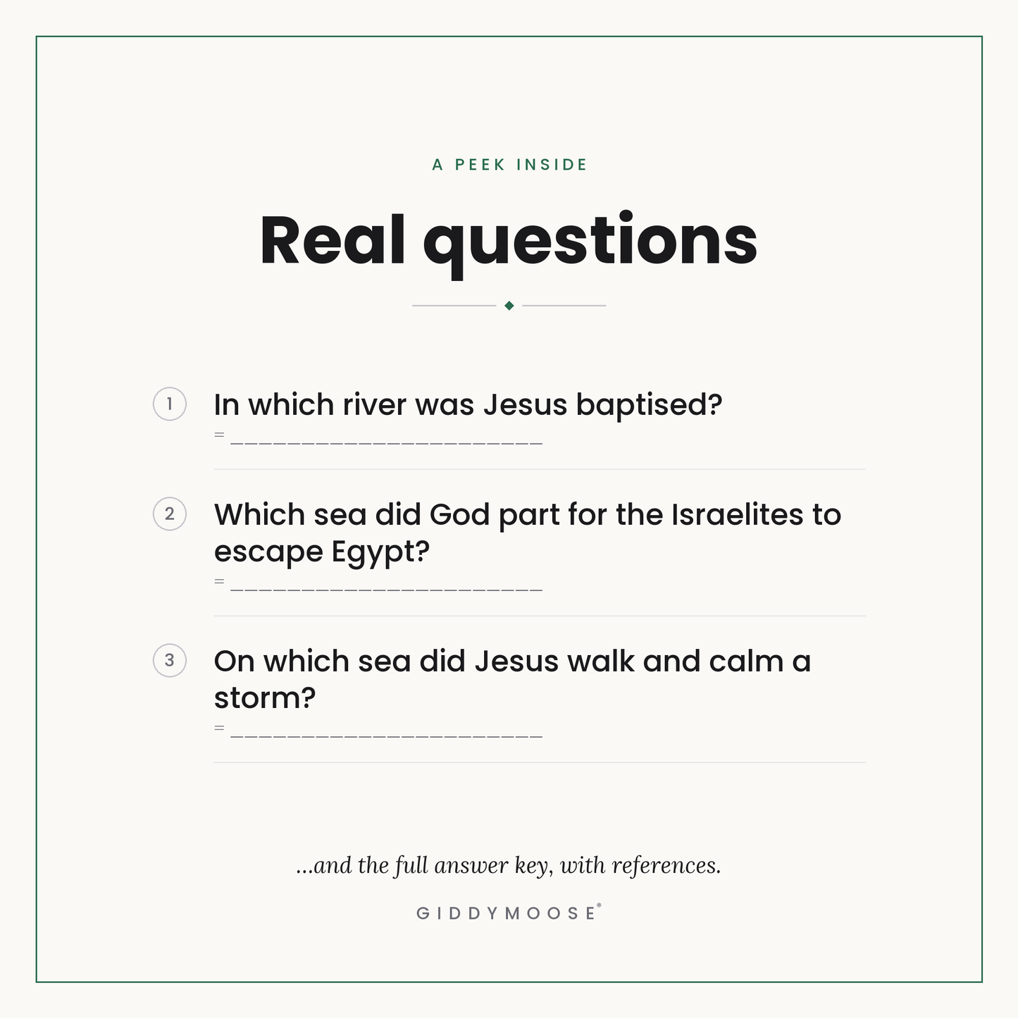 Bible Rivers and Seas Trivia Printable — image 3