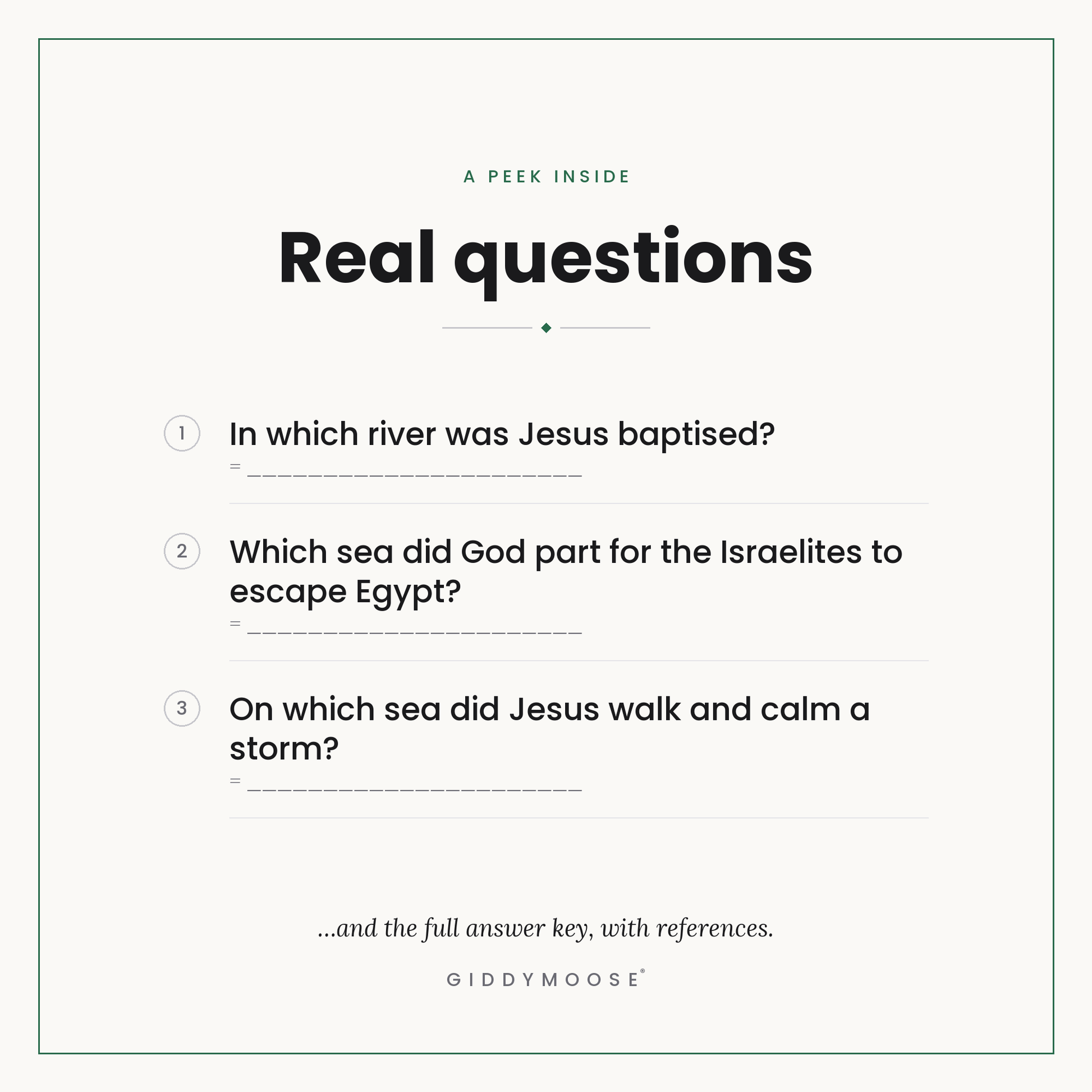 Bible Rivers and Seas Trivia Printable — image 3