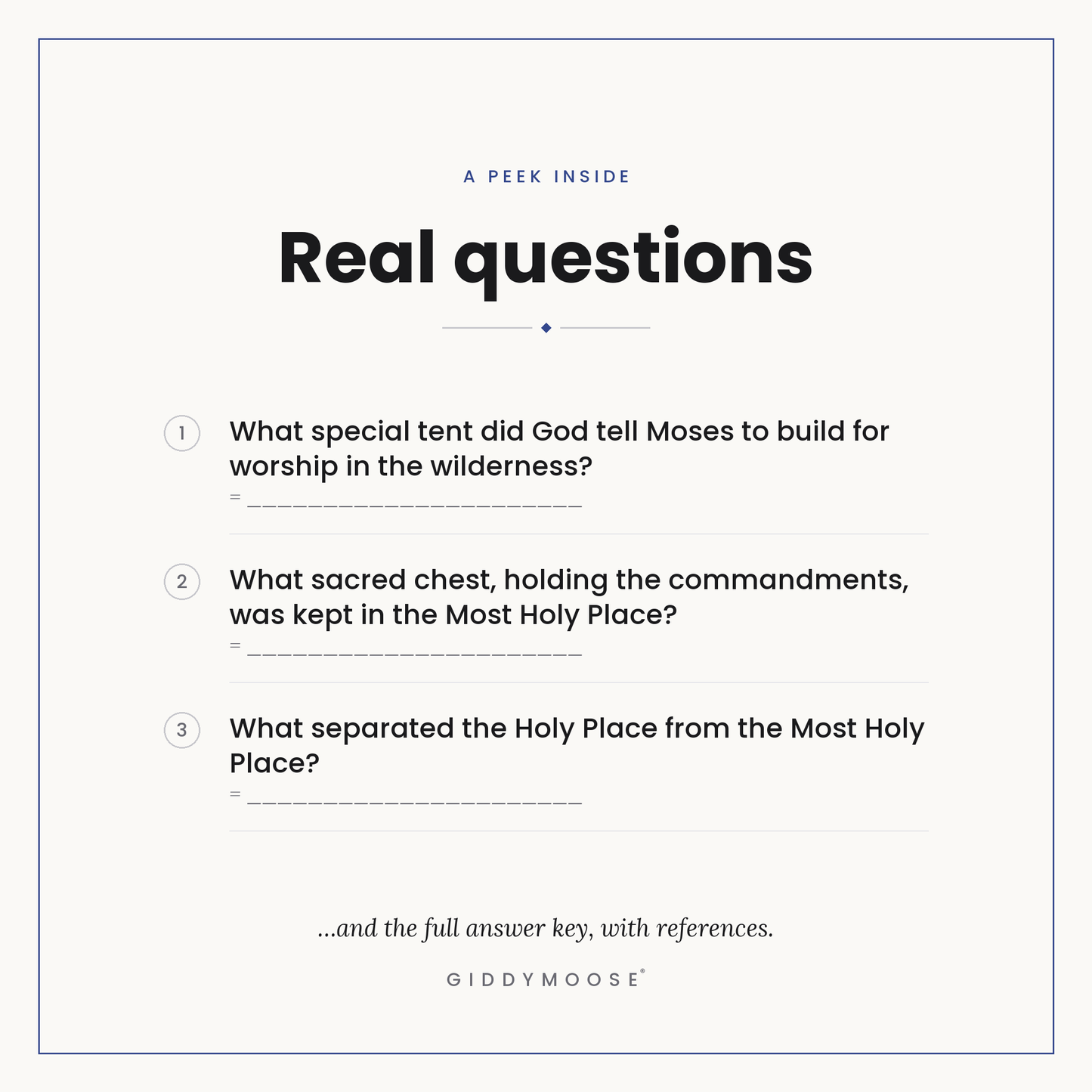 Tabernacle and Temple Bible Trivia Printable — image 3