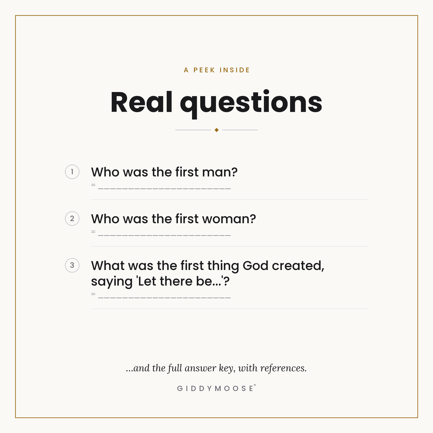 Bible Firsts Trivia Printable — image 3