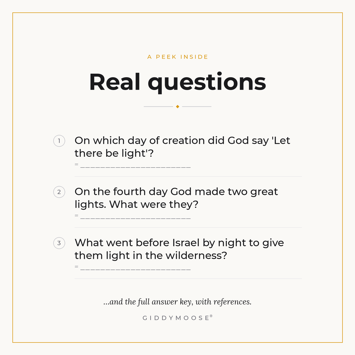 Light in the Bible Trivia Printable — image 3