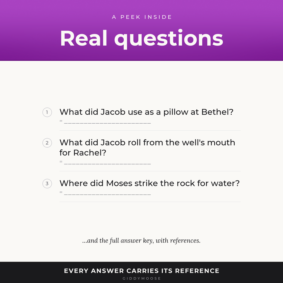 Bible Stones and Rocks Trivia Printable — image 3