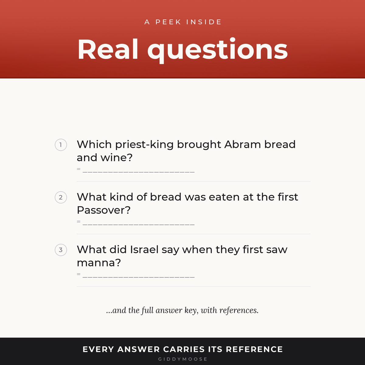 Bible Bread Trivia Printable — image 3