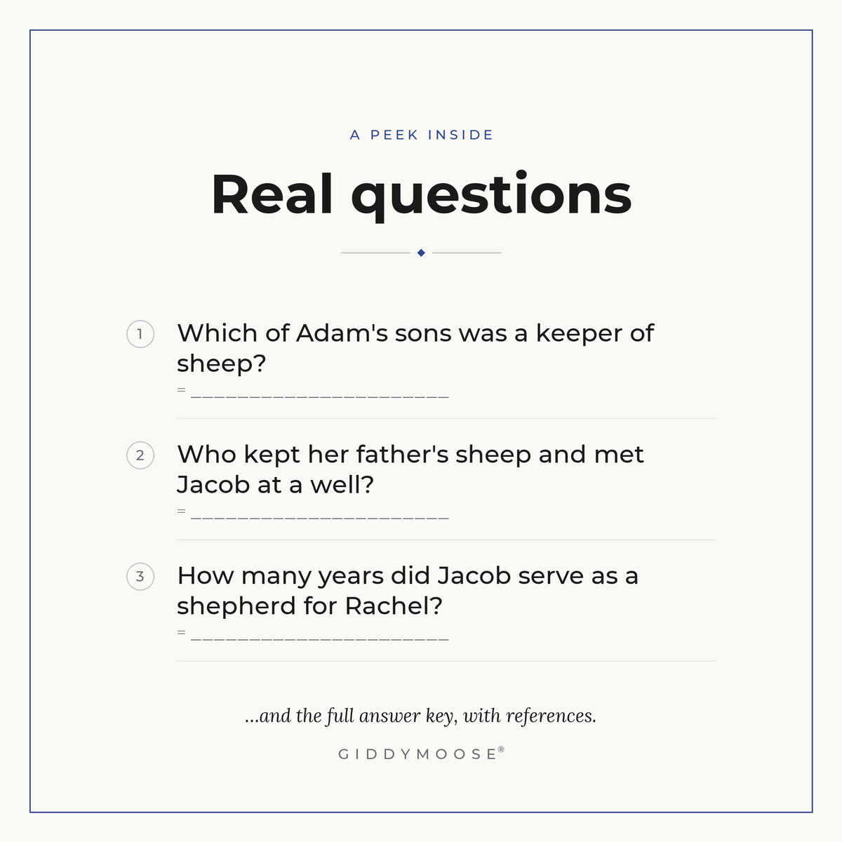 Bible Shepherds Trivia Printable — image 3