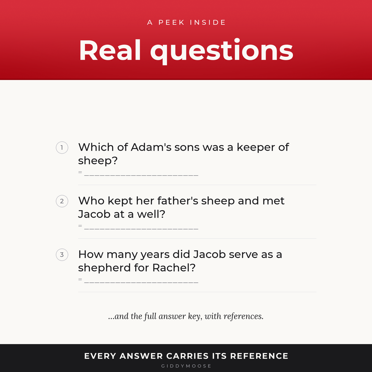 Bible Shepherds Trivia Printable — image 3