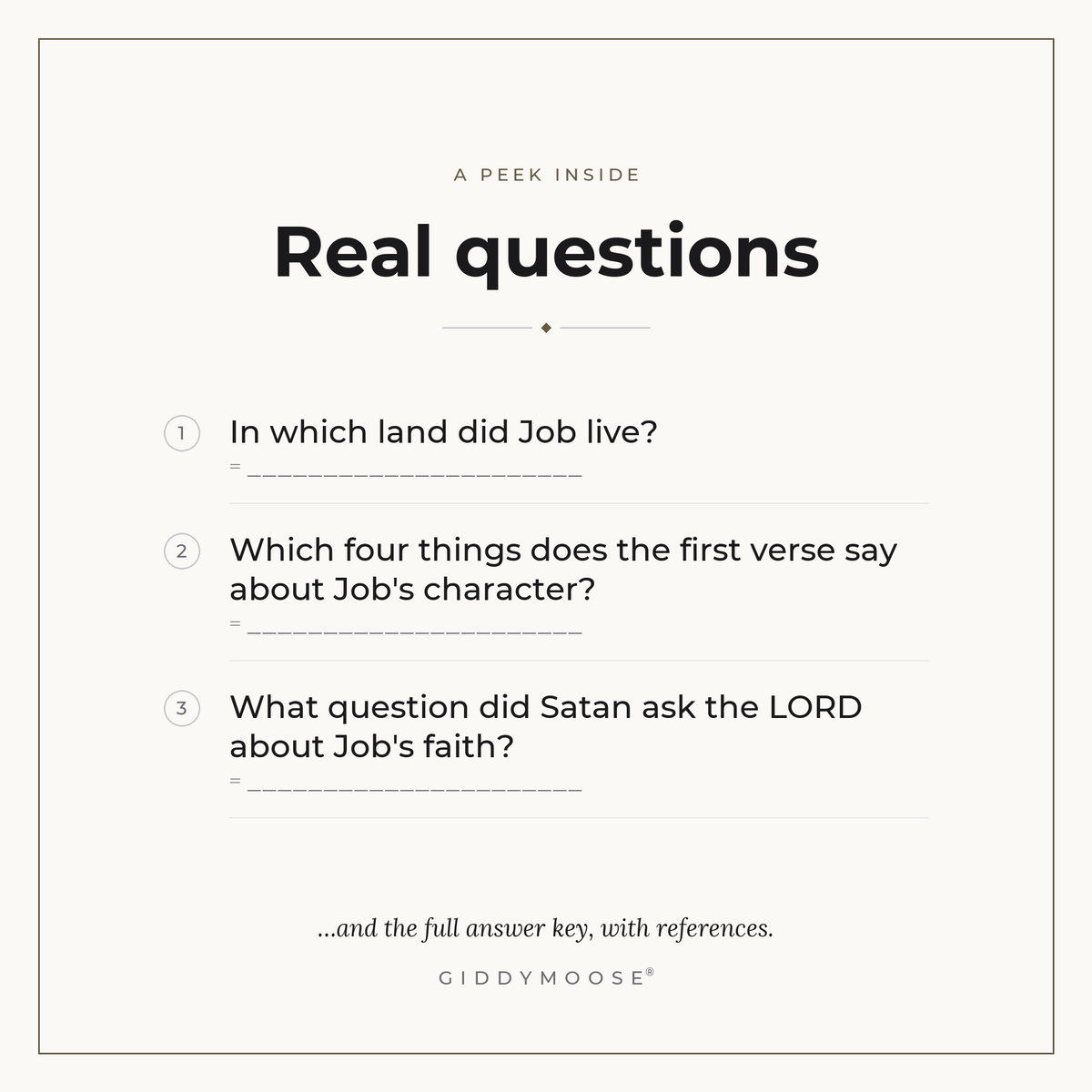 Book of Job Bible Trivia Printable — image 3