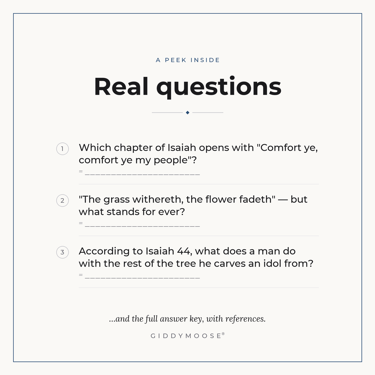 Isaiah Bible Trivia Part 2 Printable — image 3
