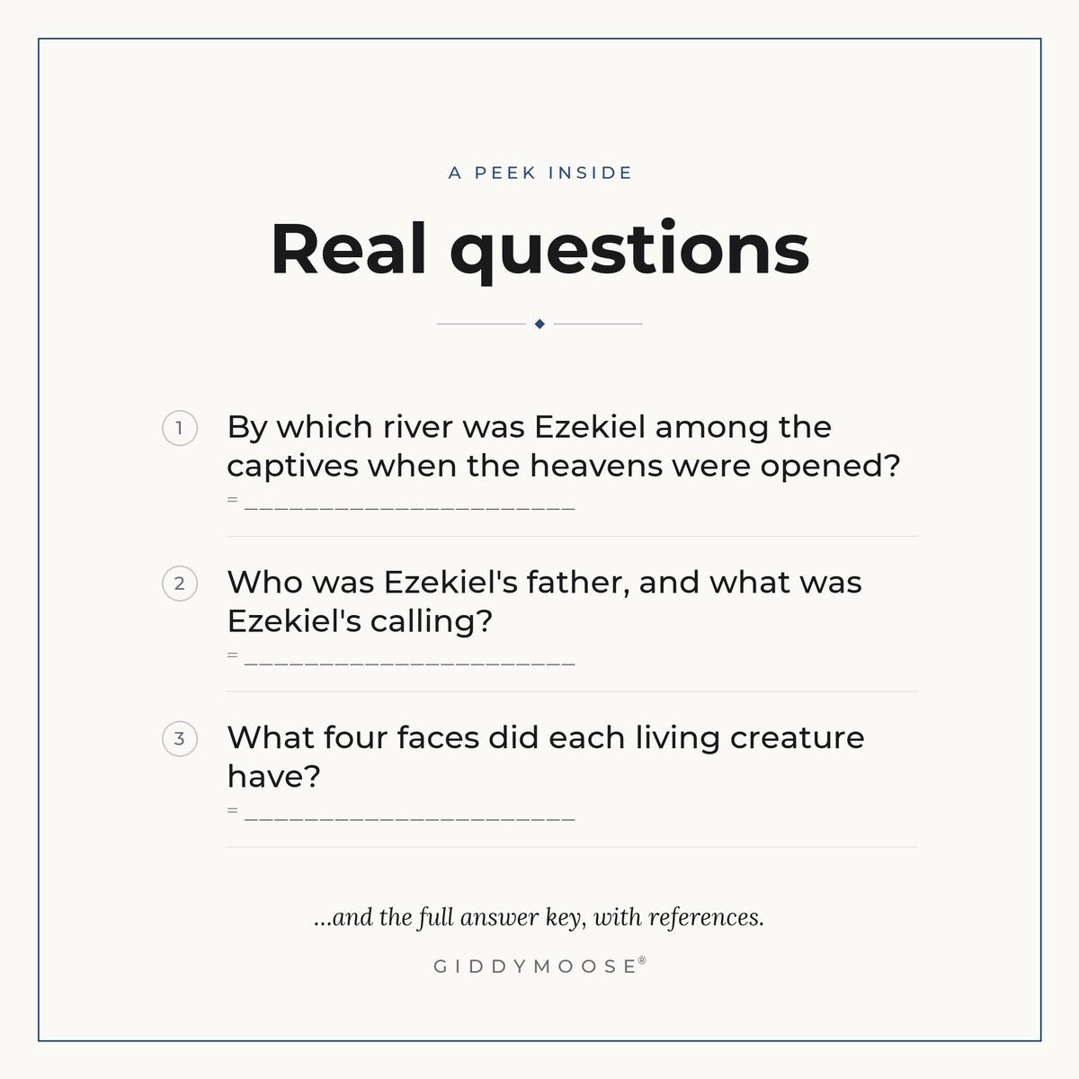 Book of Ezekiel Bible Trivia Printable — image 3