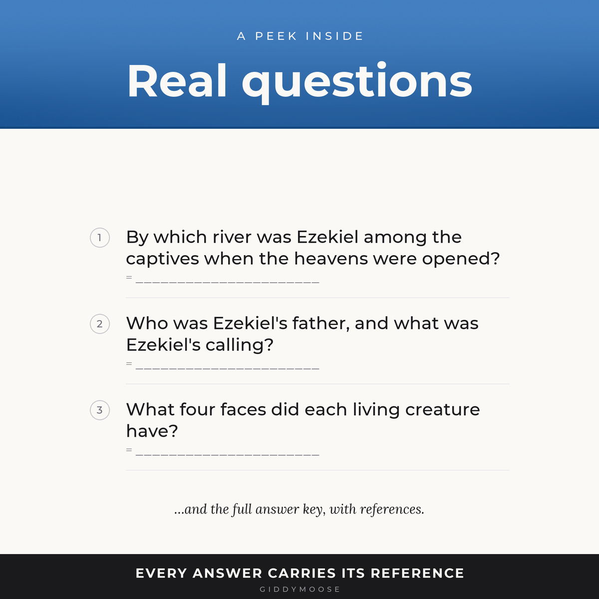 Book of Ezekiel Bible Trivia Printable — image 3