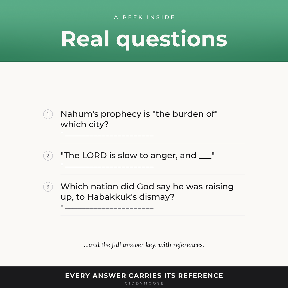 Minor Prophets Bible Trivia Part 2 Printable — image 3