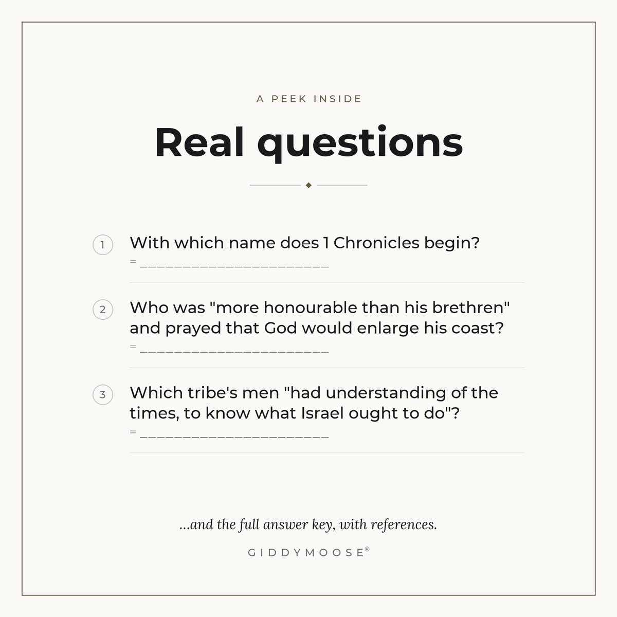 1 and 2 Chronicles Bible Trivia Printable — image 3