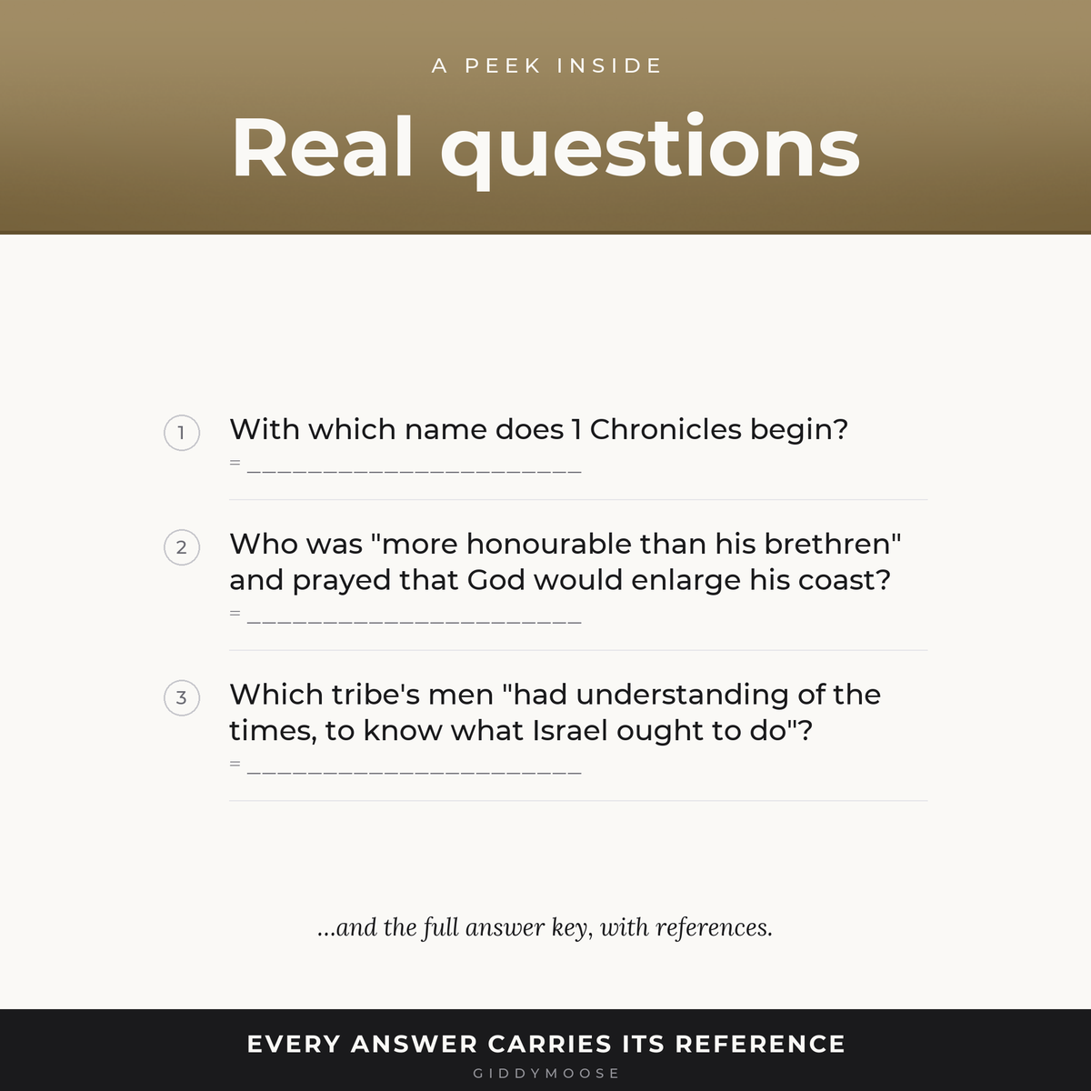 1 and 2 Chronicles Bible Trivia Printable — image 3