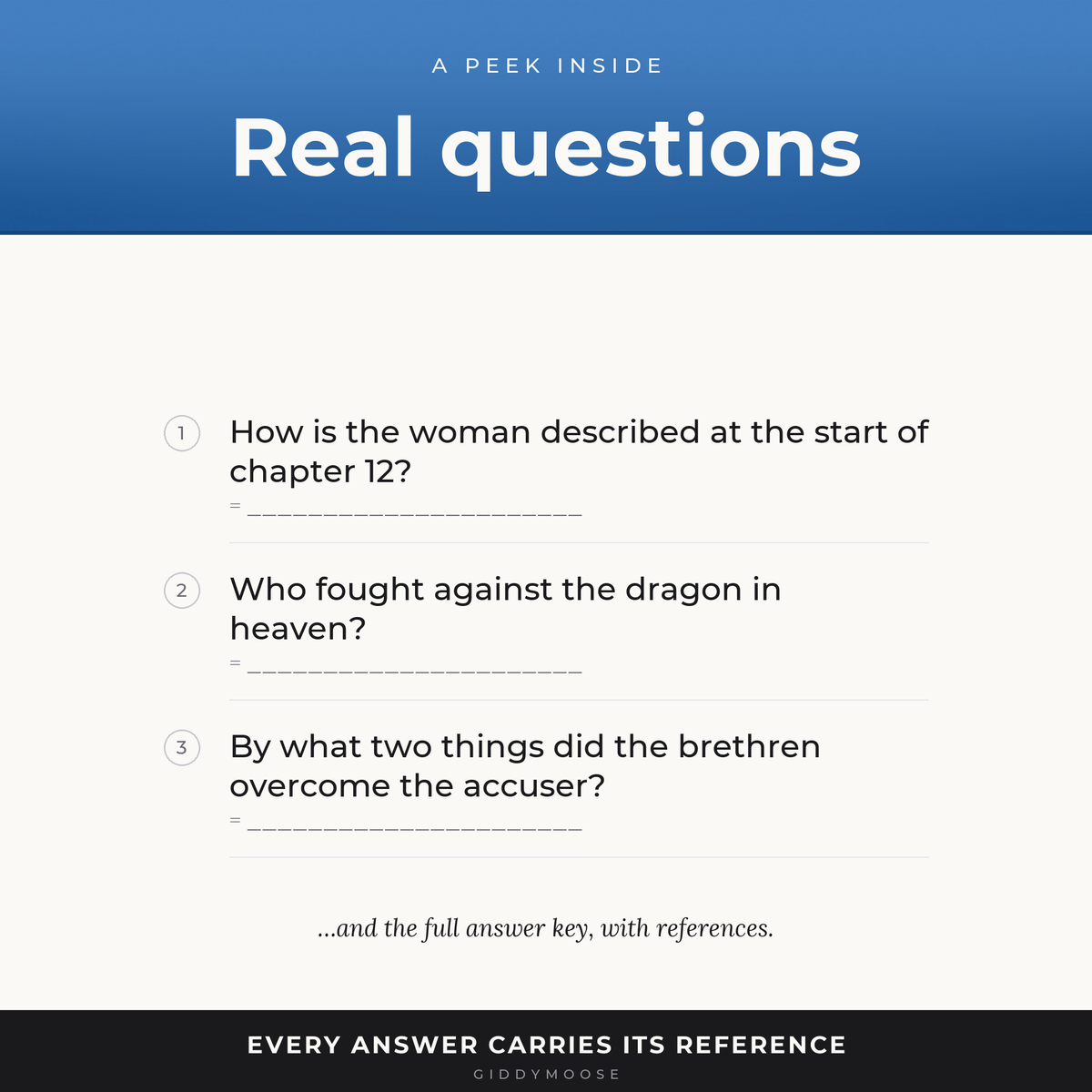 Revelation Bible Trivia Part 2 Printable — image 3
