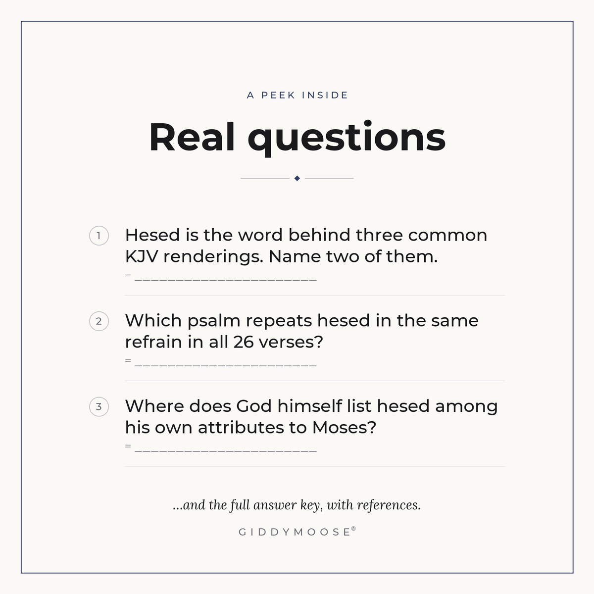 Hebrew Word Study Bible Trivia Printable — image 3