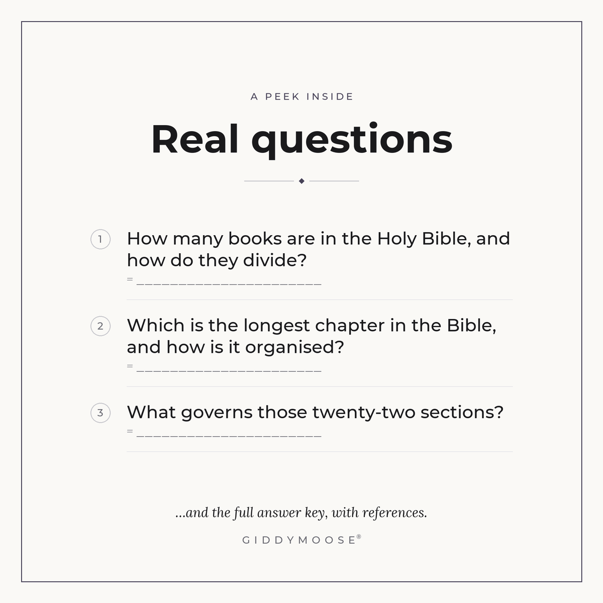 How the Bible Is Built Trivia Printable — image 3
