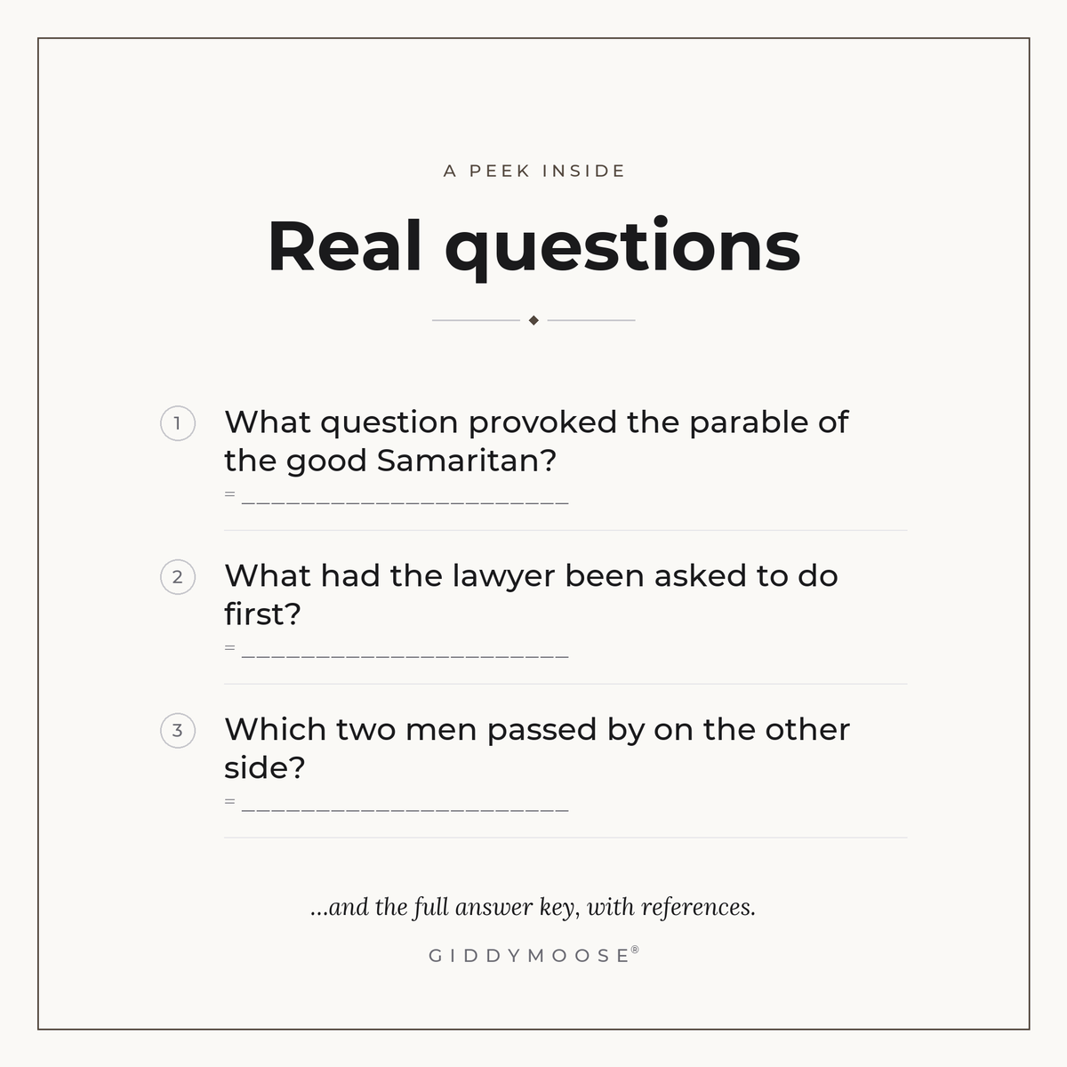 Parables in Context Bible Trivia Printable — image 3