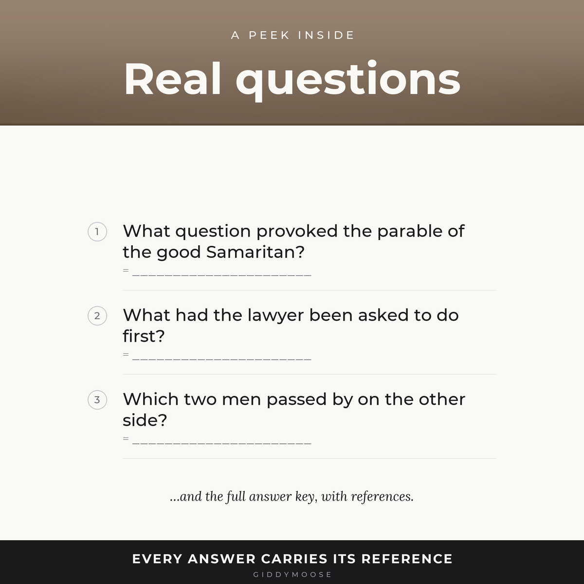 Parables in Context Bible Trivia Printable — image 3