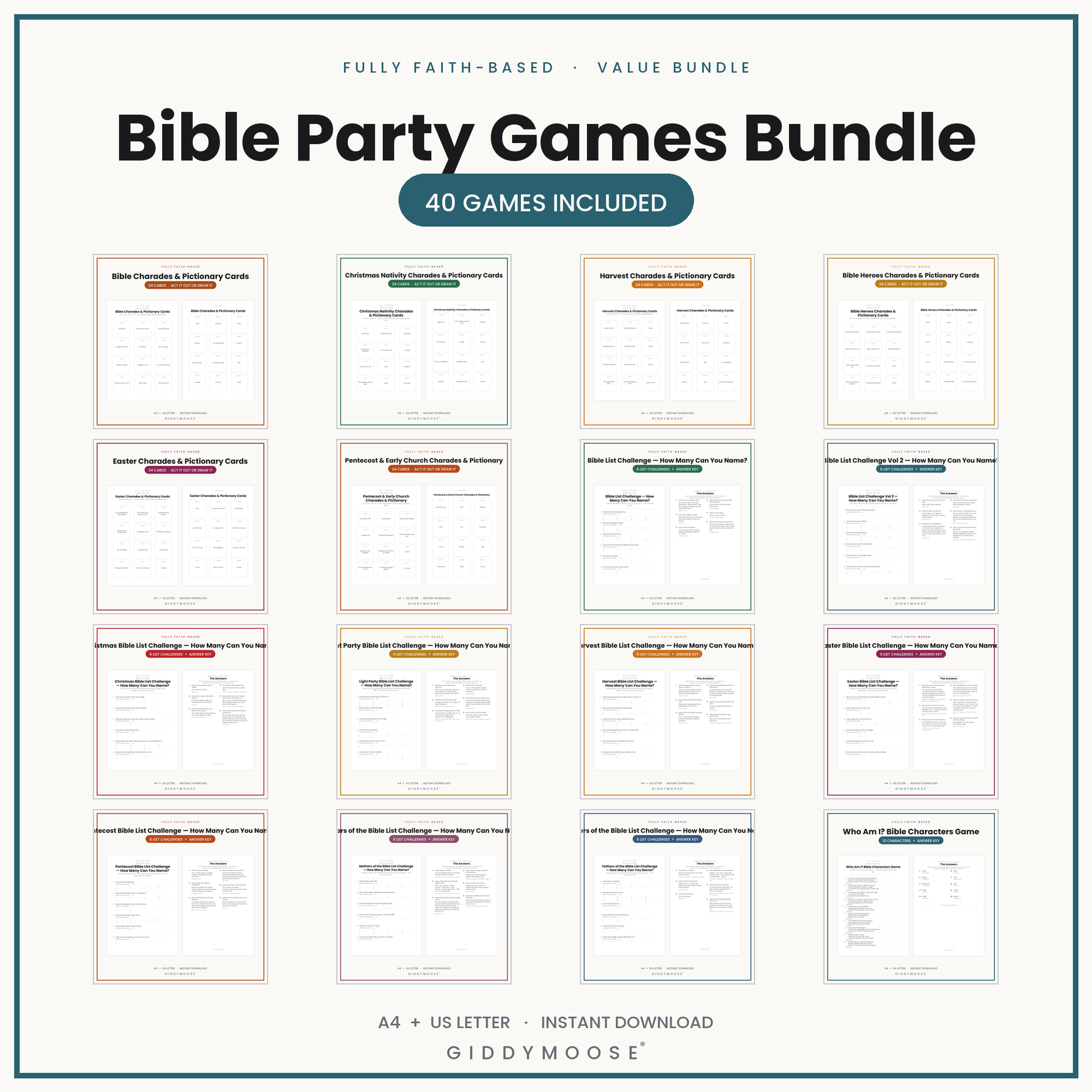 Bible Party Games Bundle