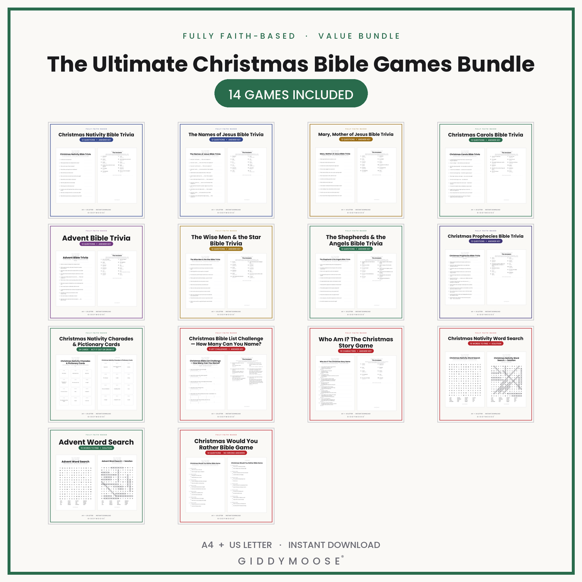 The Ultimate Christmas Bible Games Bundle