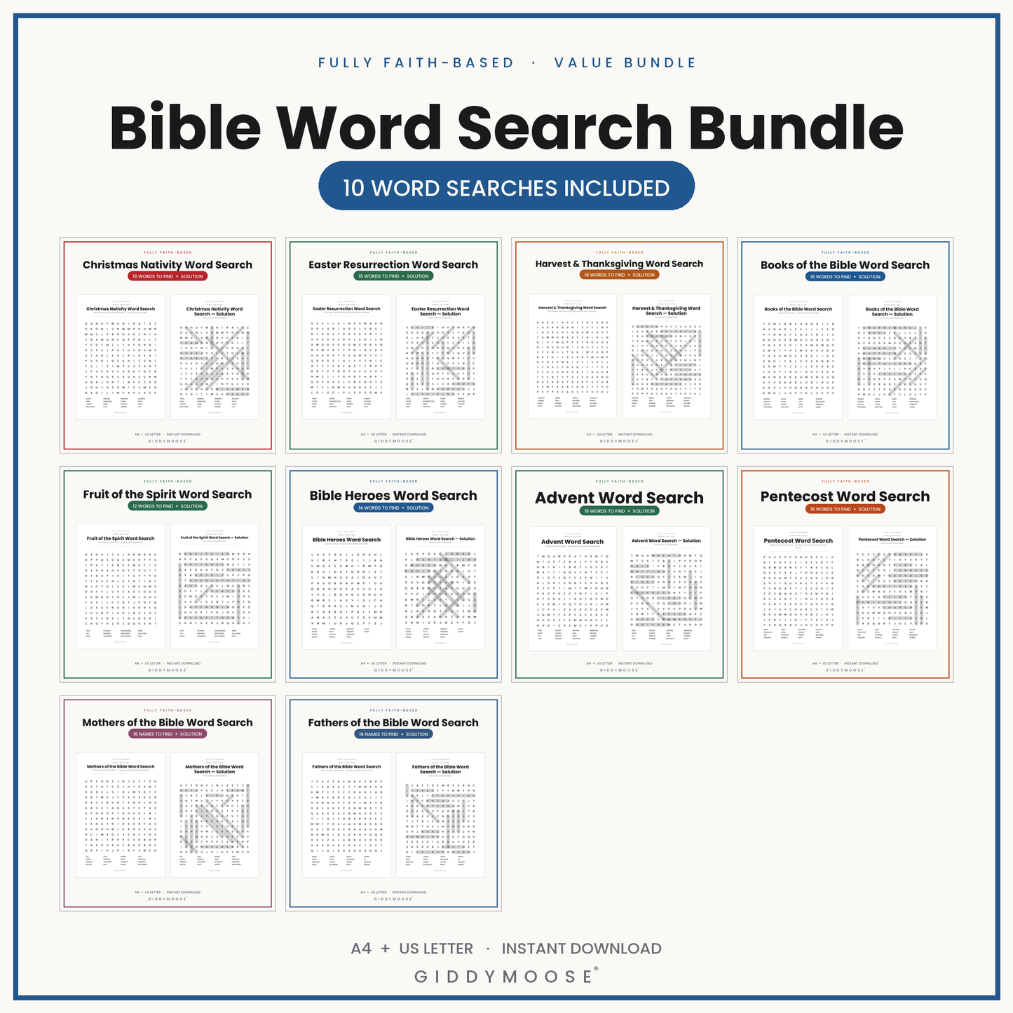 Bible Word Search Bundle