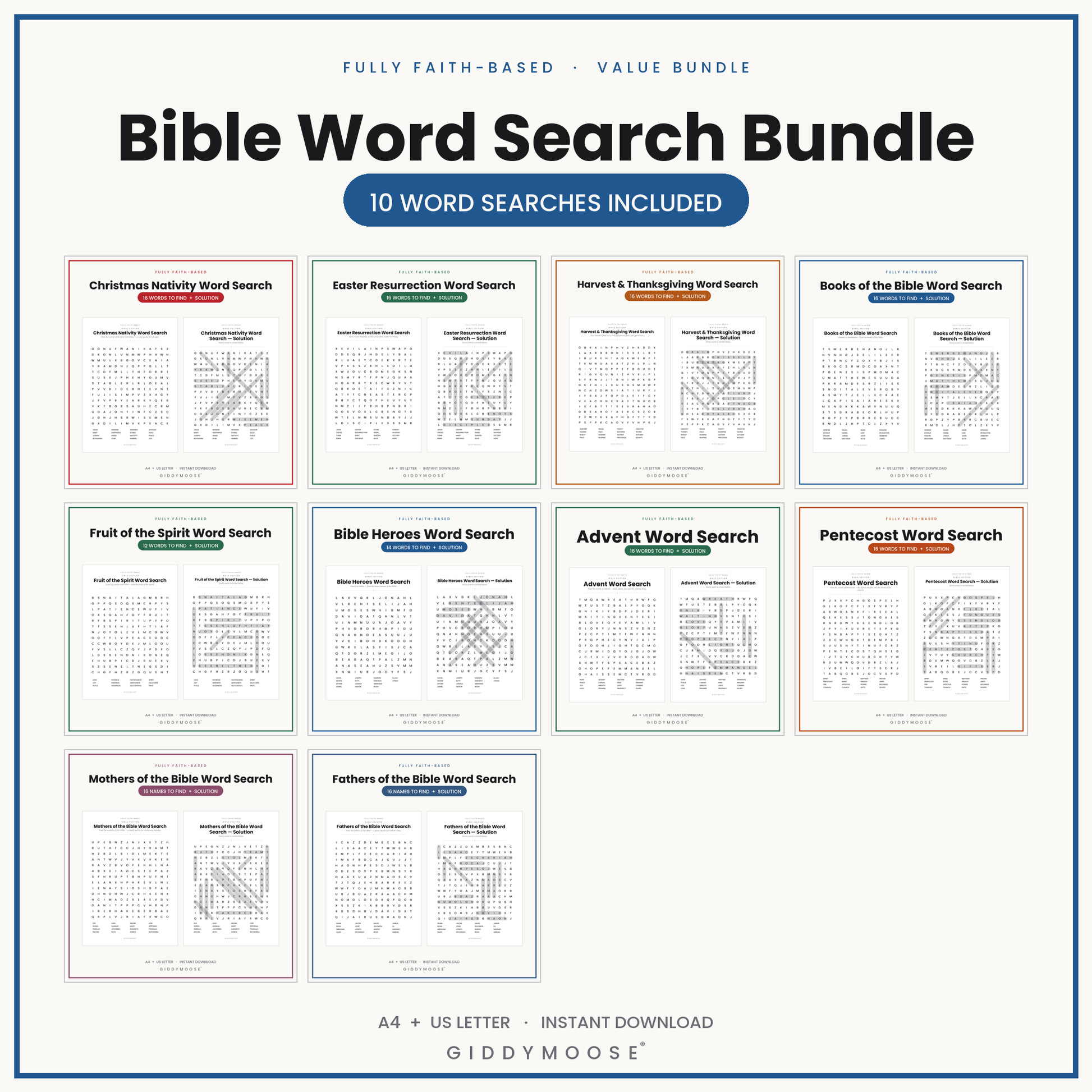 Bible Word Search Bundle