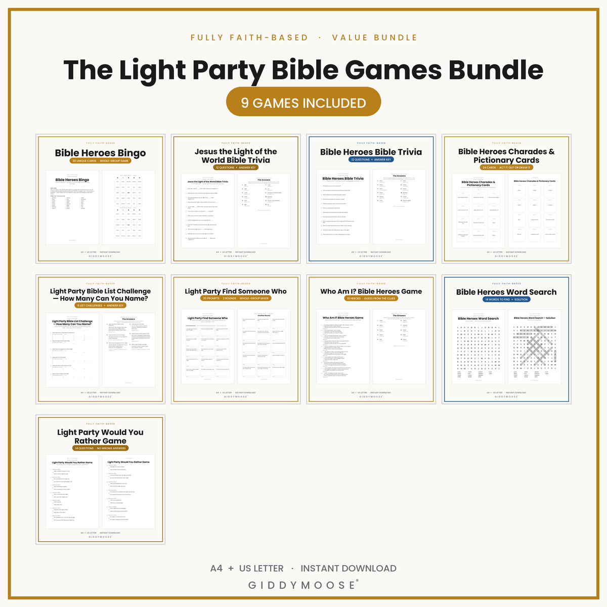 The Light Party Bible Games Bundle