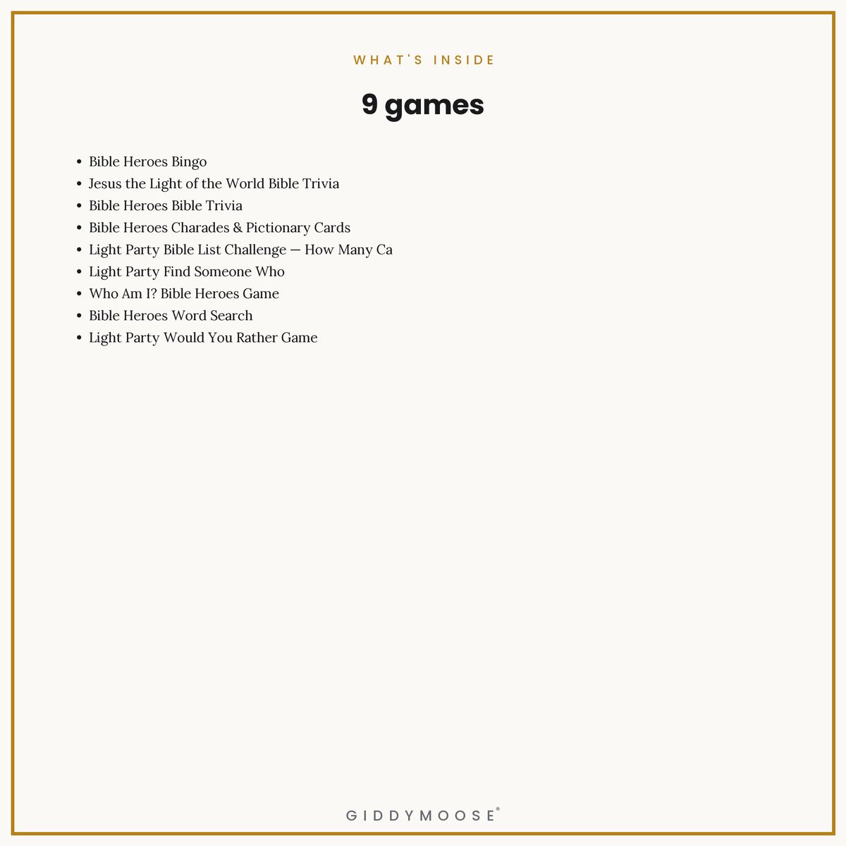The Light Party Bible Games Bundle — image 4