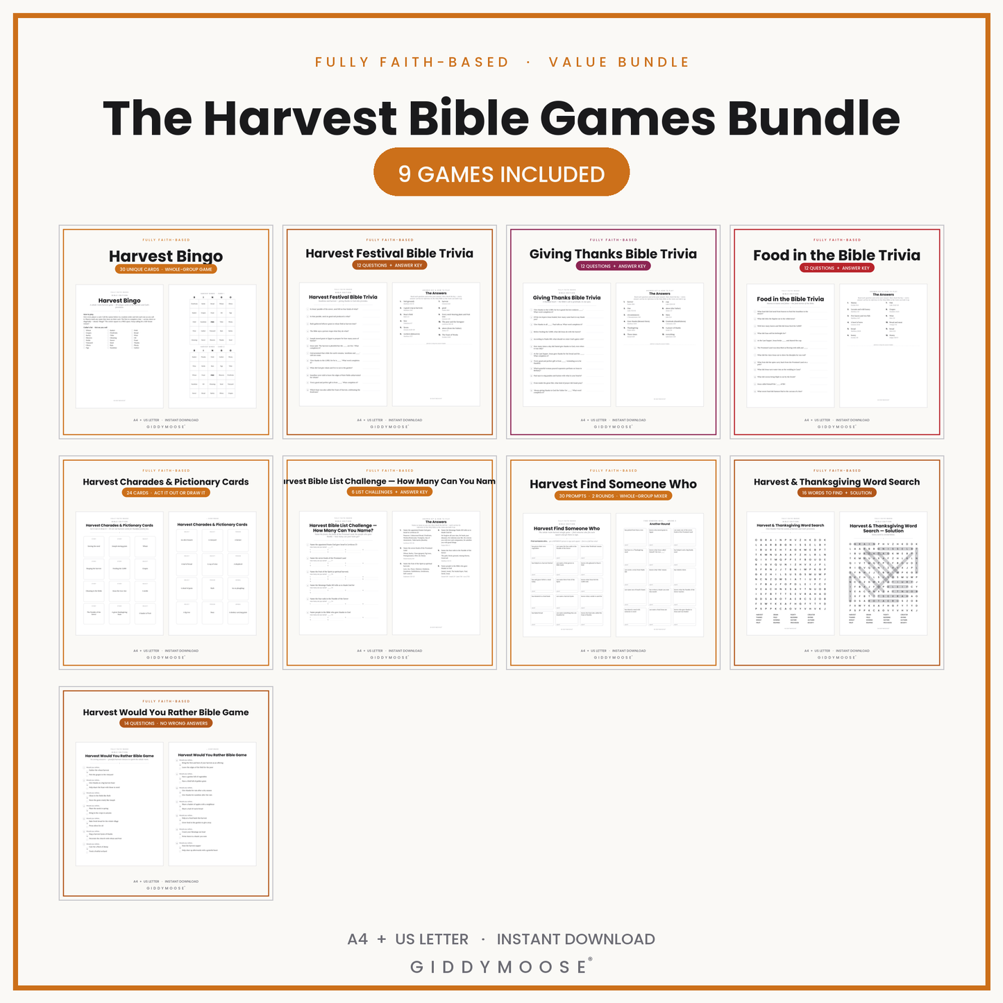 The Harvest Bible Games Bundle