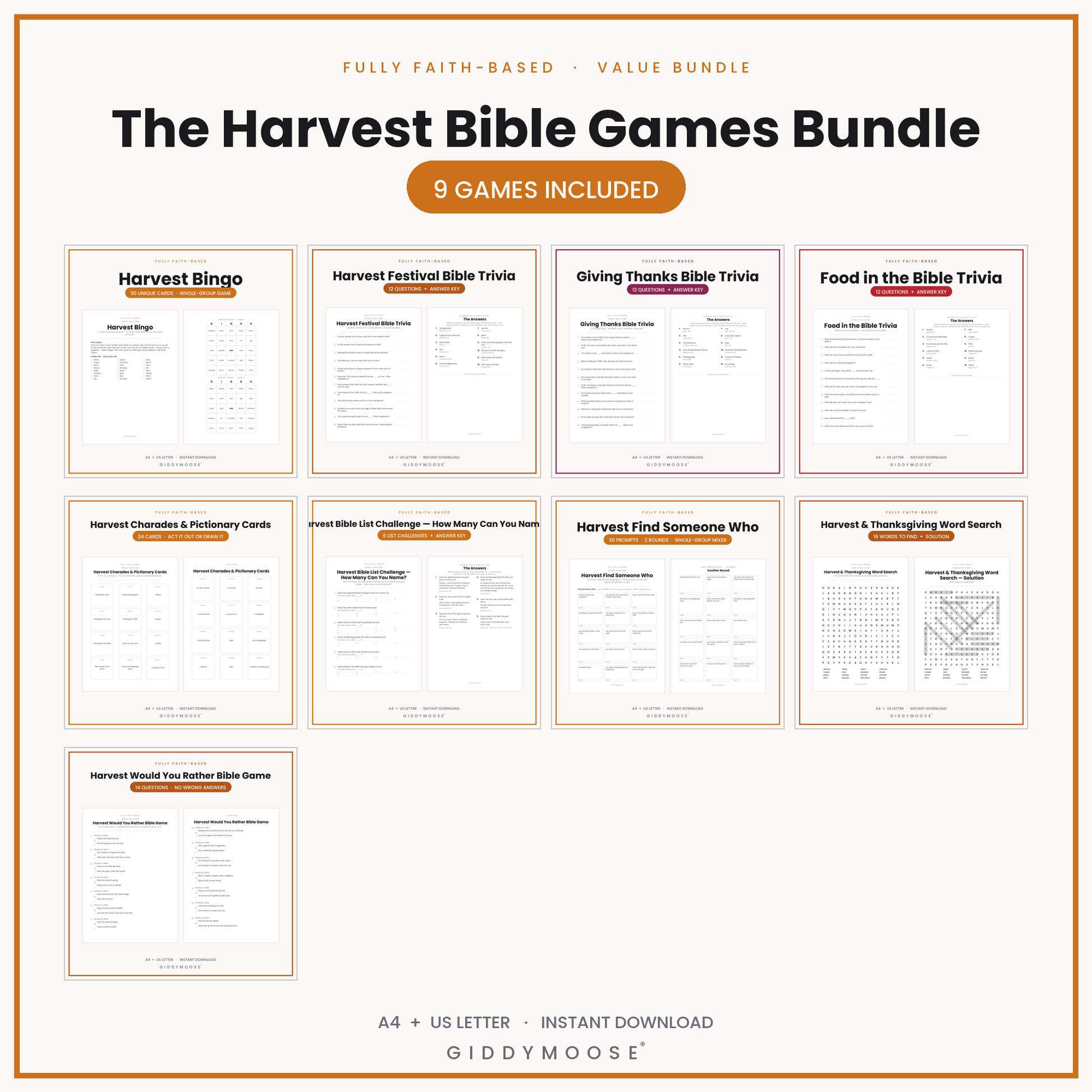The Harvest Bible Games Bundle