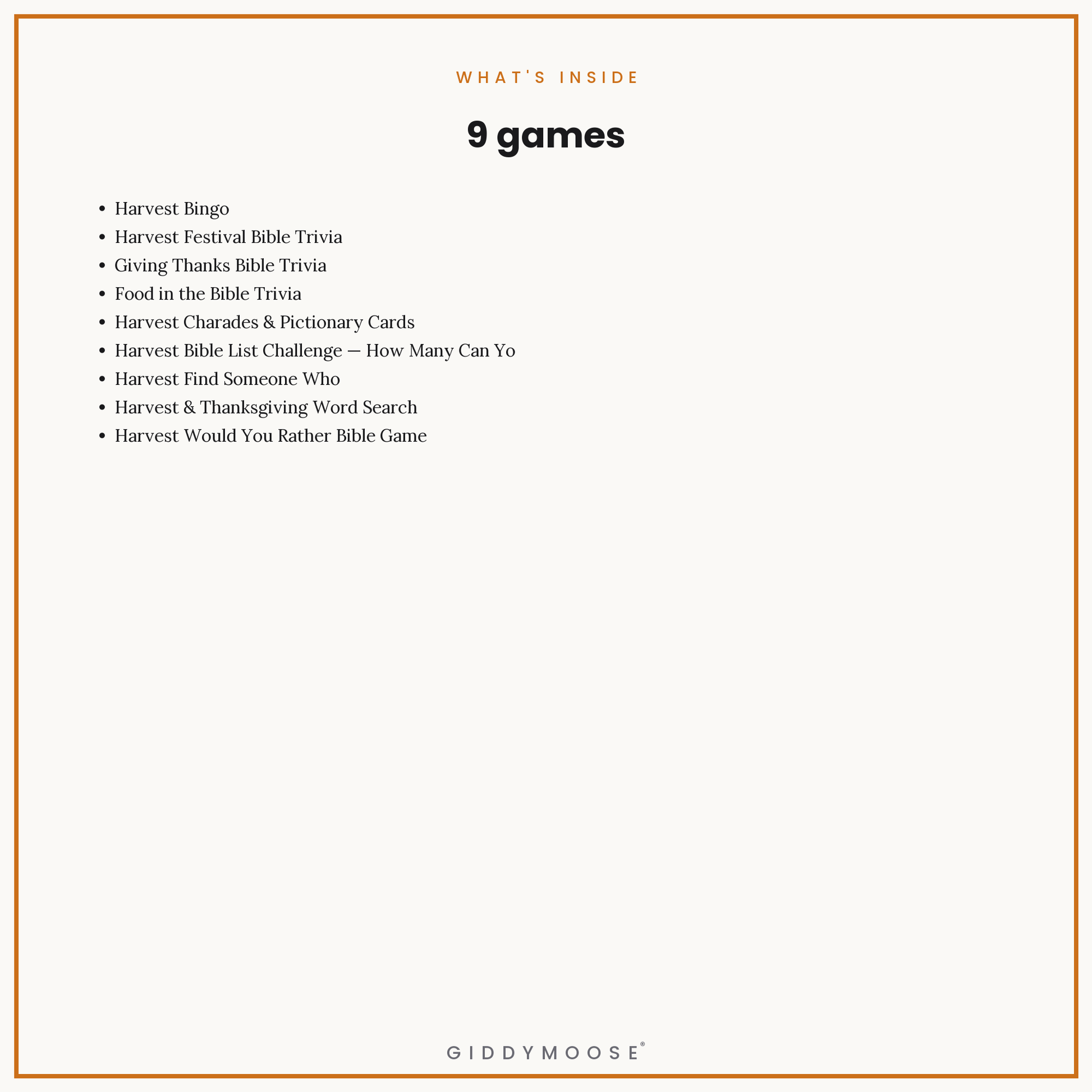 The Harvest Bible Games Bundle — image 2