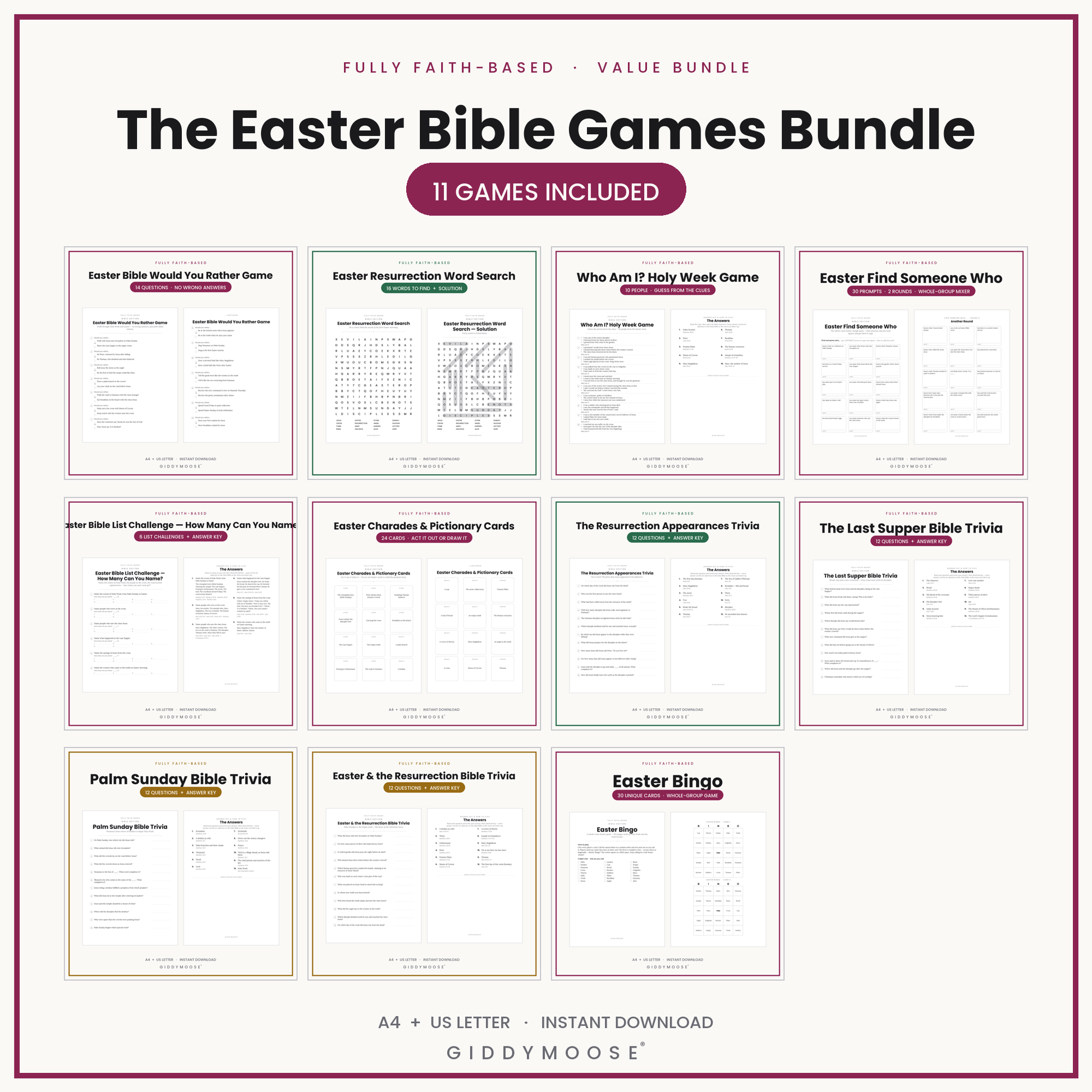 The Easter Bible Games Bundle — image 3