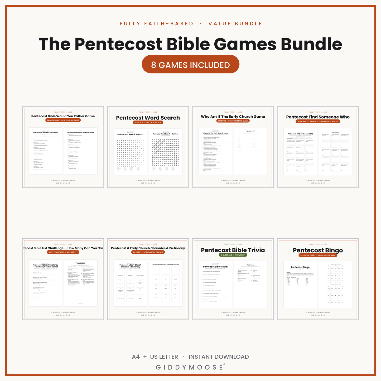 The Pentecost Bible Games Bundle — image 3