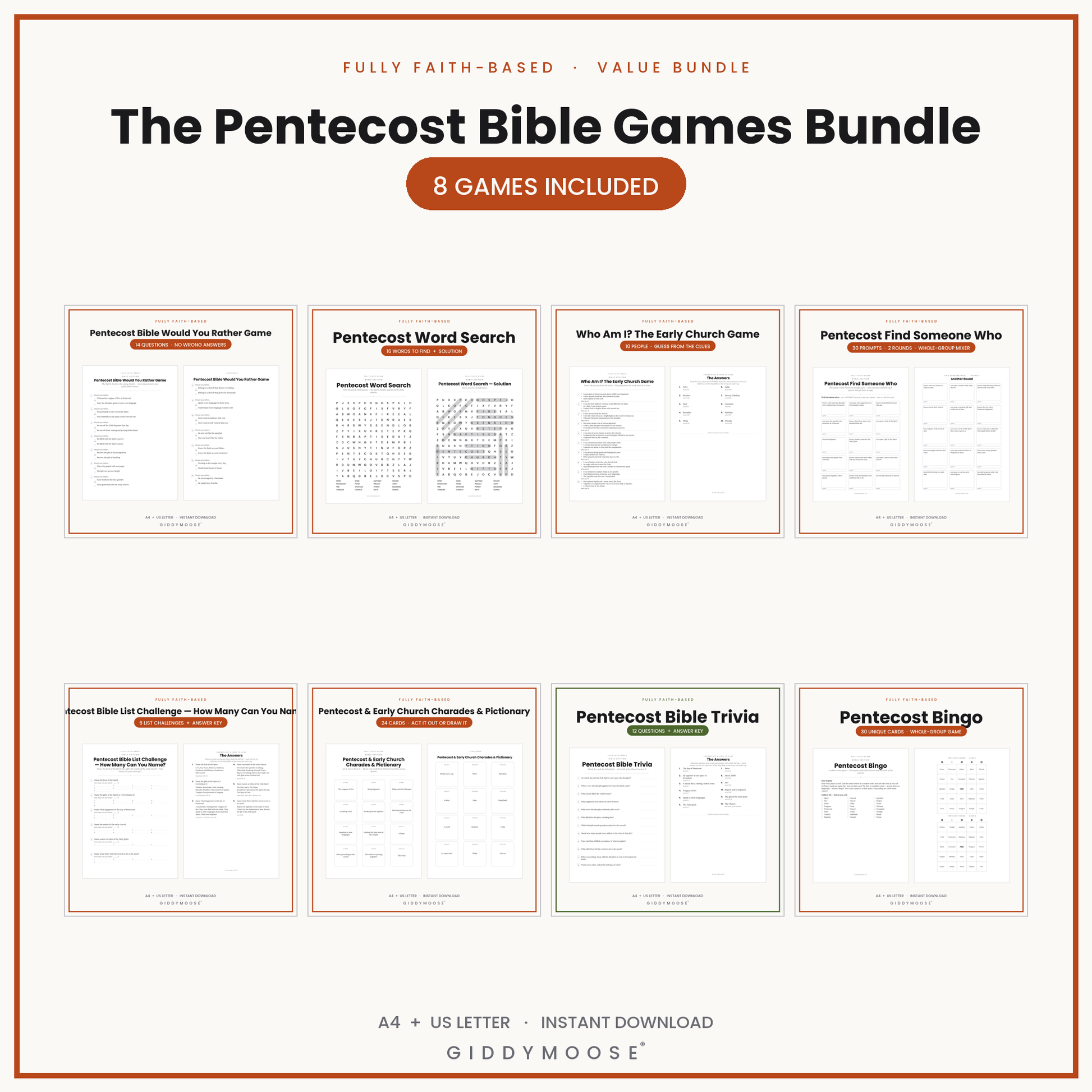 The Pentecost Bible Games Bundle — image 3
