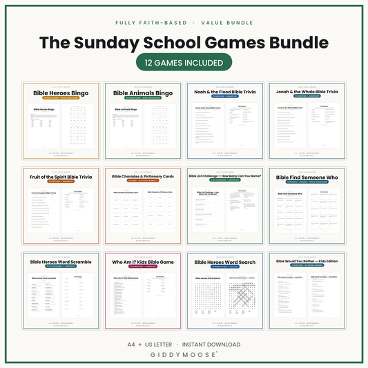 The Sunday School Games Bundle