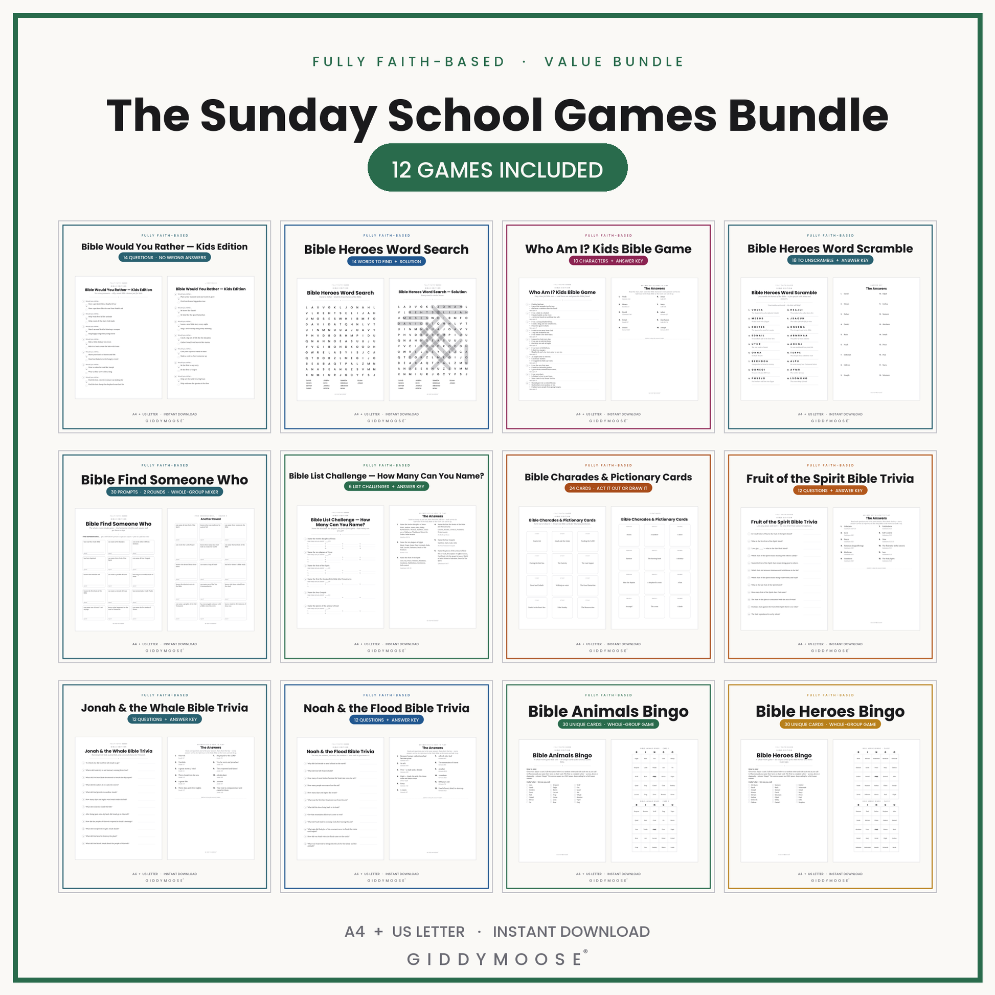 The Sunday School Games Bundle — image 3
