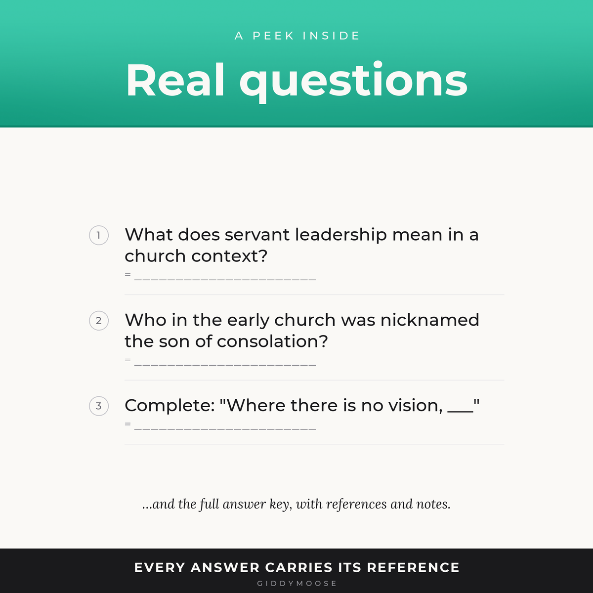 Church Leadership Bible Quiz Printable — image 3