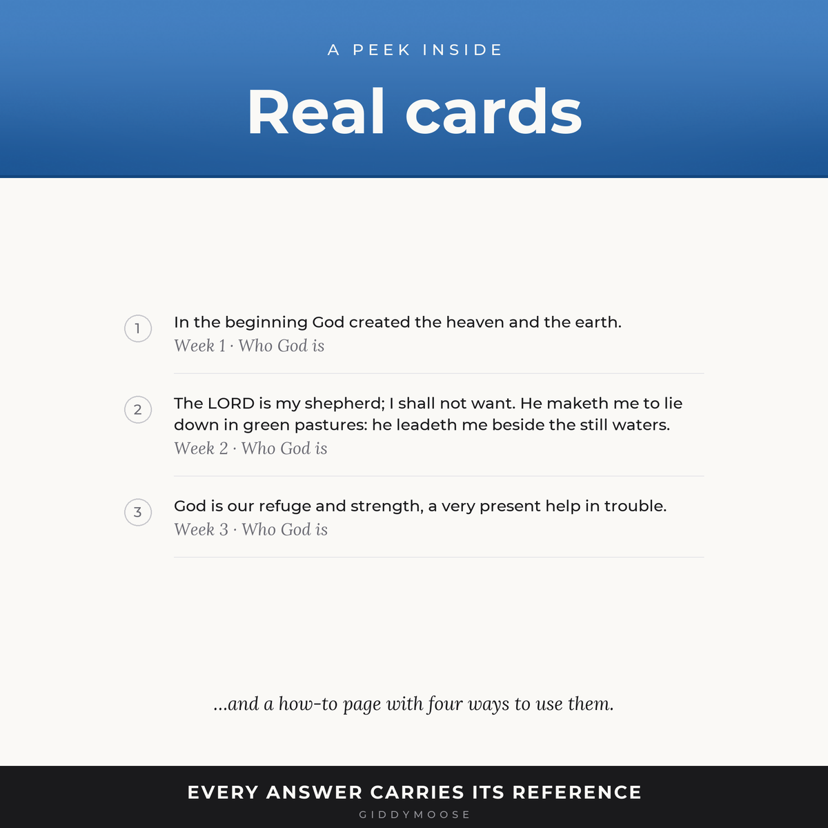 52 Memory Verse Cards Printable KJV — image 3