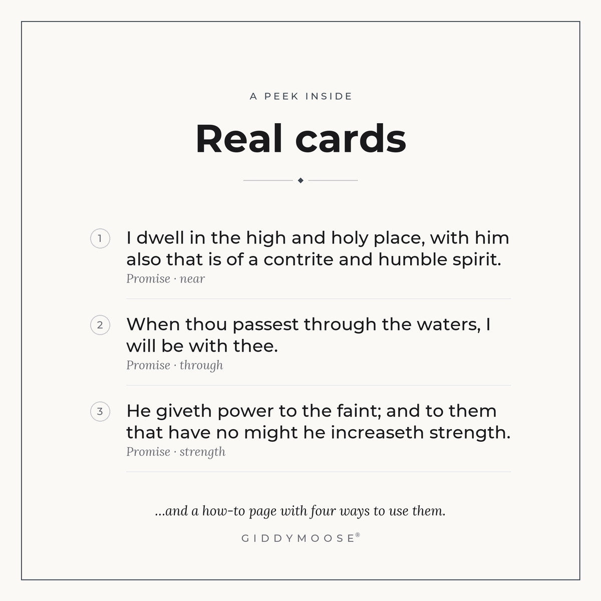 Promises for Hard Days Cards Printable — image 3