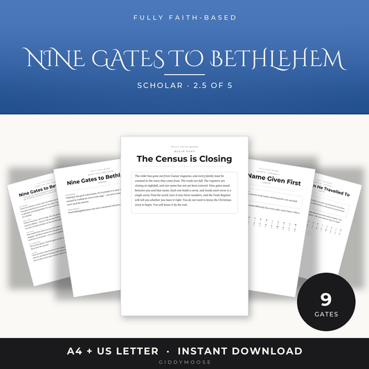 Bible Escape Room Printable