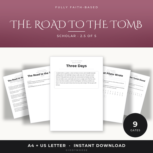 Easter Bible Escape Room Printable