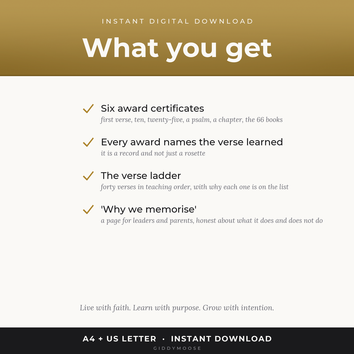 Editable Memory Verse Award Certificates Printable — image 2
