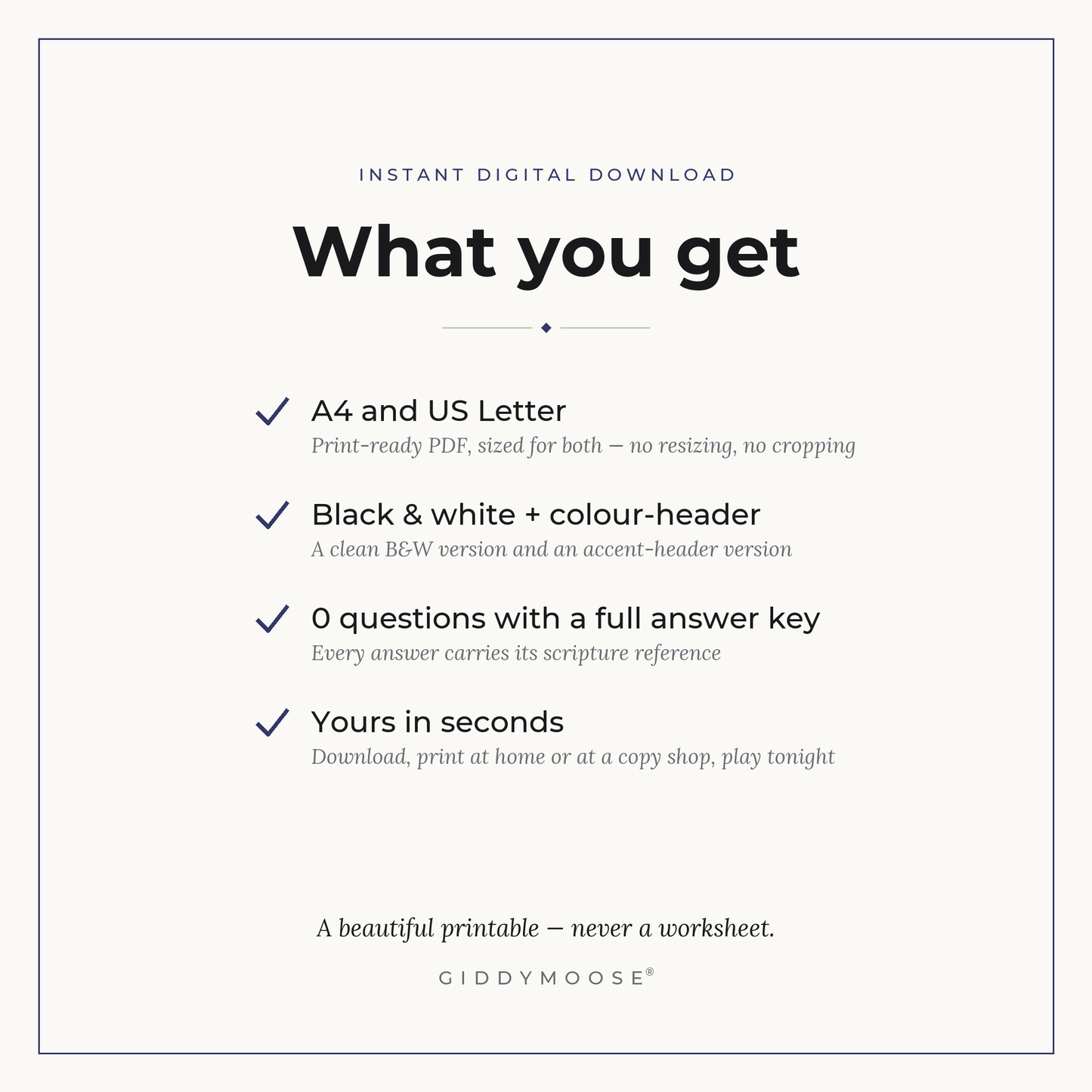 Sermon Crib Sheet Template Printable — image 2