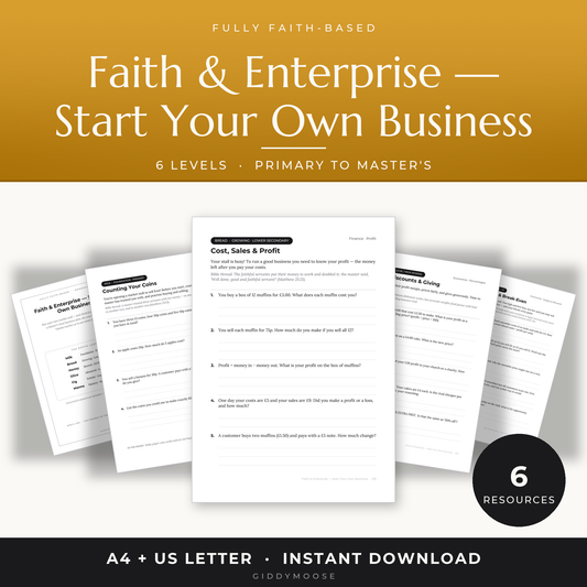 Faith and Enterprise Homeschool Pack