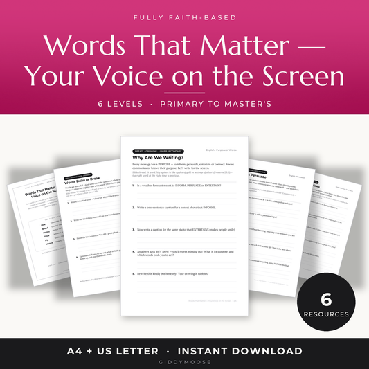 Media Literacy Communication Homeschool Pack