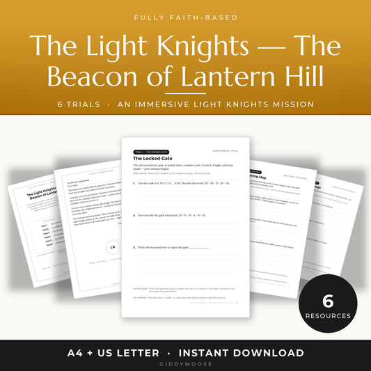 Light Knights Bible Escape Room Mission