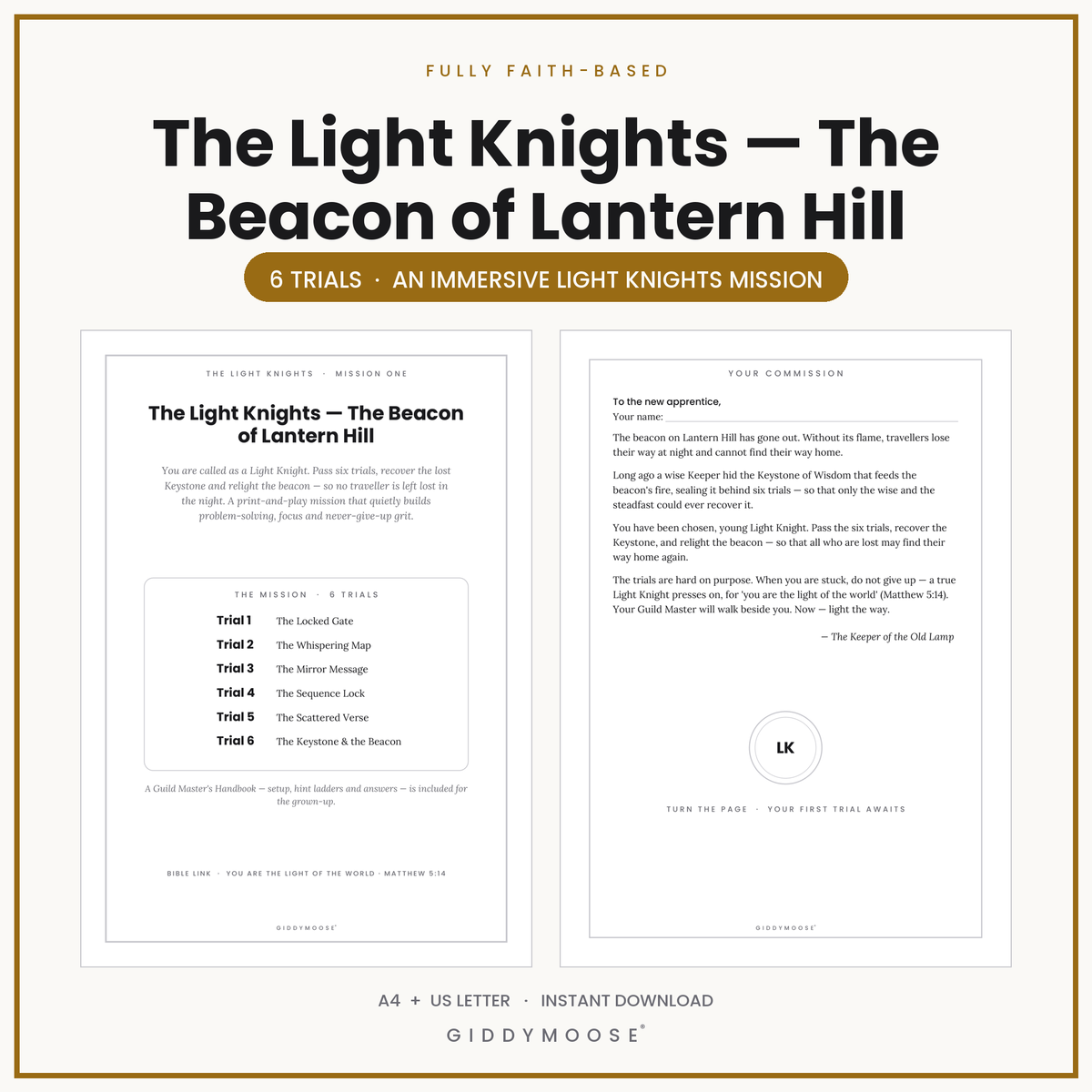 The Light Knights — The Beacon of Lantern Hill cover