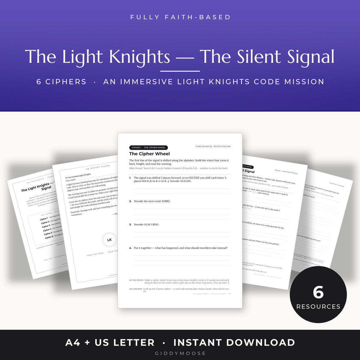 Light Knights Bible Code Breaker Mission